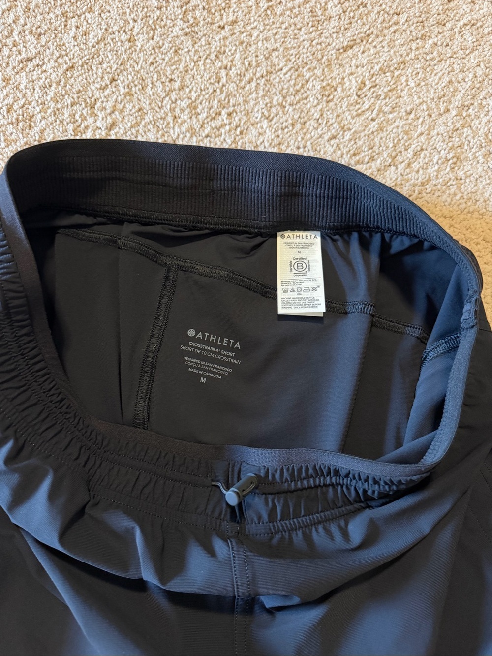 Like New Athleta Crosstrain 4” High Rise Shorts x2 - Picture 4 of 9